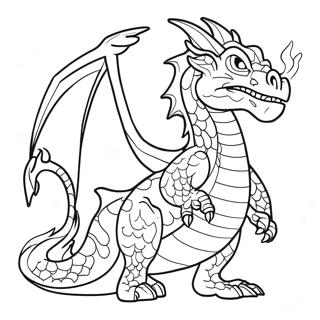 Omalovanka Draka Dychajiciho Ohen 74599-17877