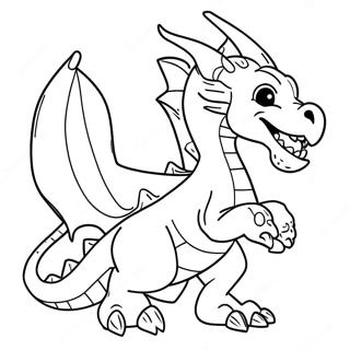 Omalovanka Draka Dychajiciho Ohen 74599-17878