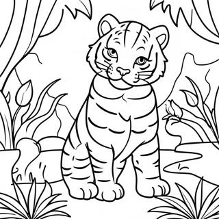 Bengalci V Dzungli Omalovanka 75475 18562