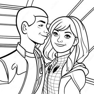 Miles Morales A Gwen Stacy Omalovanka 7564-1139