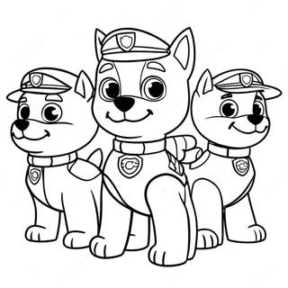 Halloween Paw Patrol Omalovánky