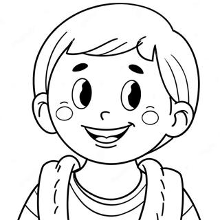 Greg Heffley Vtipna Tvar Omalovanka 75884 18872