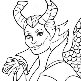 Maleficent S Drakem Omalovanka 76370-19251