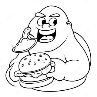 Omalovanka Grimace Ji Hamburger 76782 19577