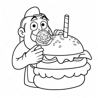 Omalovanka Grimace Ji Hamburger 76782 19580