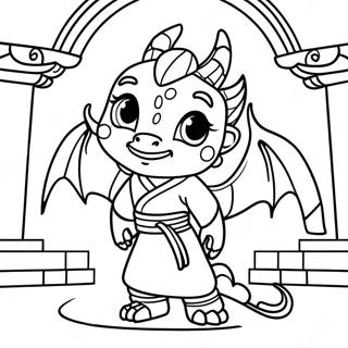 Raya V Dracim Chramu Omalovanka 77063 19781