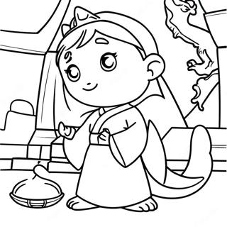 Raya V Dracim Chramu Omalovanka 77063 19784