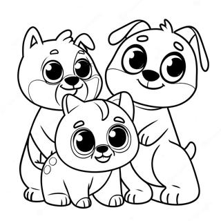 Omalovanka Stenatka Pals 77678-20247