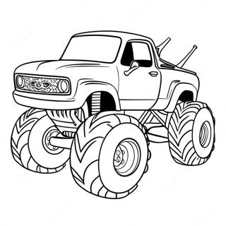 Žralok Monster Truck Omalovánky