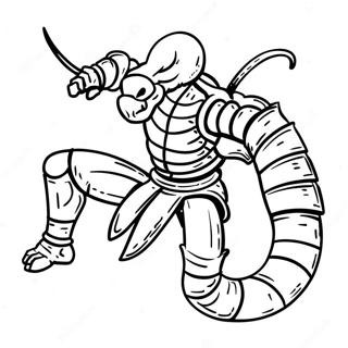 Omalovanka Scorpiona V Bojove Pozici 78120-20589