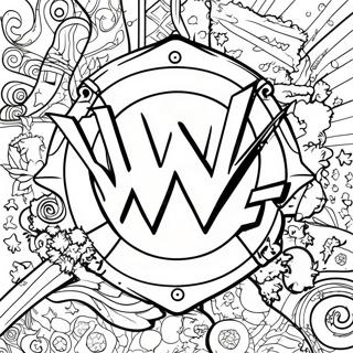 Odvazne Logo Wwe Omalovanka 78249 20693