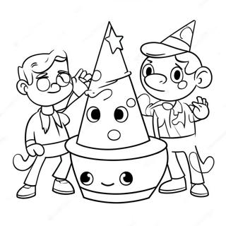 Omalovanka Zabavne Party Zazracnych Rodicu 78379-20798