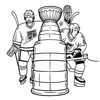 Omalovanka Trofeje Stanley Cup S Hraci 78610-20973