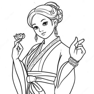 Omalovanka Elegantni Pozy Shinobu 78742-21083