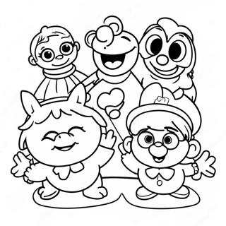 Muppet Babies Omalovánky