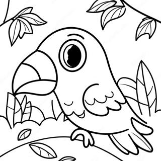 Omalovanka Barevny Papousek V Dzungli 79100 21355