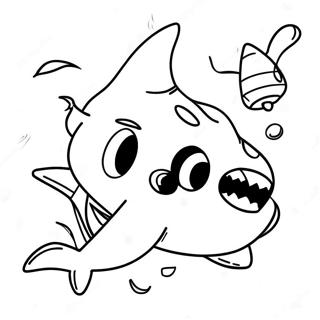 Barevna Omalovanka Baby Shark Na Halloween 79206-21443