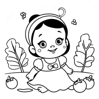 Omalovanka Hraveho Miminka Snehurky 79566 21723