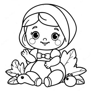 Omalovanka Hraveho Miminka Snehurky 79566 21724