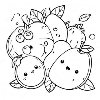 Pohledna Omalovanka Ovoce 79641 21771