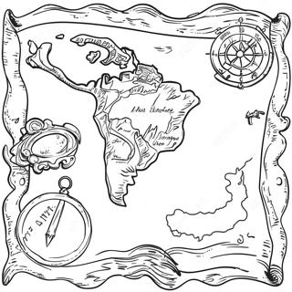 Vintage Pokladova Mapa Omalovanka 79900 21961