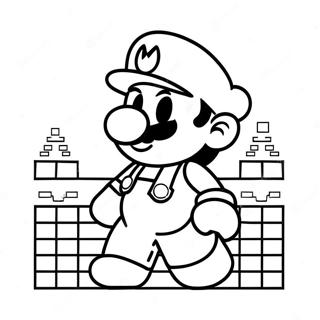 8 Bit Mario Omalovanka 80155-22154