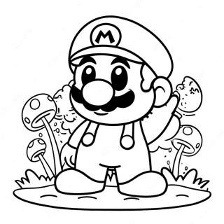 8 Bit Mario V Houbovem Kralovstvi Omalovanka 80158-22167