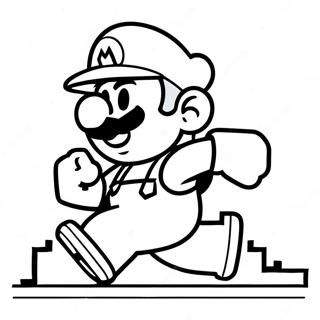 8 Bit Mario Bezi Omalovanka 80159 22172