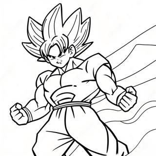 Omalovanka Goku Jak Se Transformuje Na Super Saiyana 8026-2662