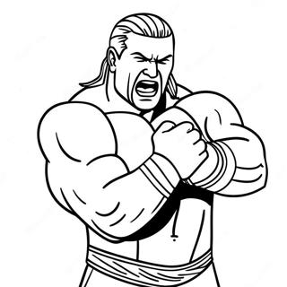 Omalovanka Wwe Wrestlera S Mocnym Pohybem 80670 22566