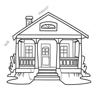 Omalovanka Okouzlujiciho Bungalovu 80799-22666