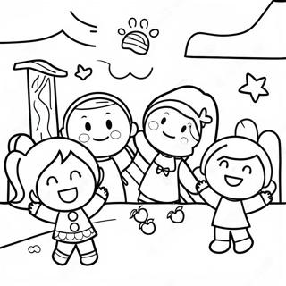 Stastne Deti Z Materske Skoly Hrajici Si Omalovanka 80850-22708