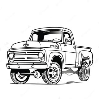 Klasicka Omalovanka Ford Pickup Truck 80901-22742