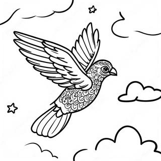 Peso Pluma Letajici Na Obloze Omalovanka 80978-22799