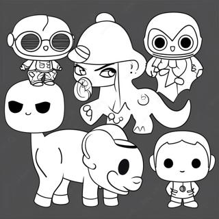 Omalovanka Roztomilych Postavicek Funko Pop 81235-23000