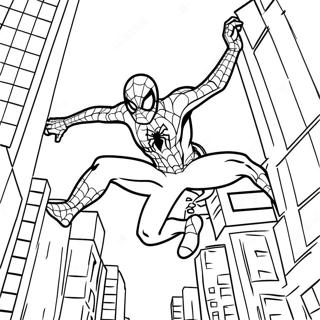 Omalovanka Spiderman Houpacka Pres Mesto 81314-23061