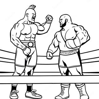 Omalovanka S Mistrovskym Zapasem Wwe 81905-23522