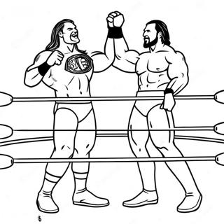 Omalovanka S Mistrovskym Zapasem Wwe 81905-23524