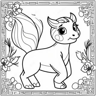 Omalovanka Lunarniho Noveho Roku 2024 81955-23556