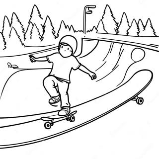 Skateboard Omalovánky