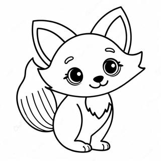 Kawaii Liska Omalovanka 83087-24464