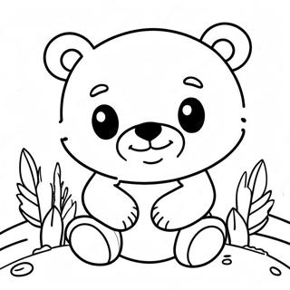 Roztomily Medvidek Omalovanka 83573 24852