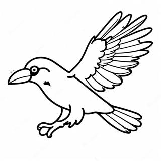 Majestatni Omalovanka Havrana V Letu 84418-25509