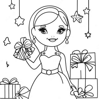 Vesela Barbie S Darky Omalovanka 84573 25631