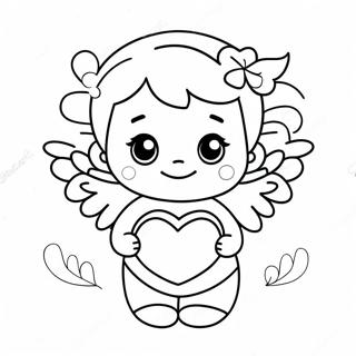 Roztomily Andel Srdce Omalovanka 84752-25772