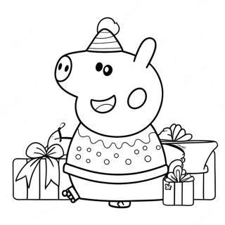 Omalovanka Peppa Pig V Slavnostnim Svetru 85263-26254