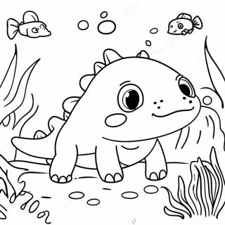 Omalovanka Axolotla Zkoumajiciho Koralovy Utes 8571-852