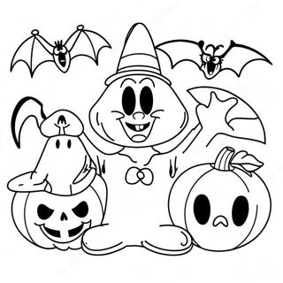 Strasidelne Disney Postavy Halloween Omalovanky 85981-26811