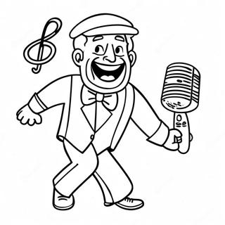 Omalovanka Vtipneho Speakermana Tancujiciho 86060 26877