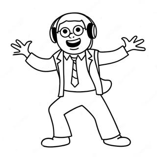 Omalovanka Vtipneho Speakermana Tancujiciho 86060 26878